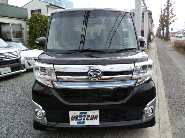 タント カスタムＲＳ　トップエディションＳＡＩＩ　ターボ　ナビフルセグＴＶ　Ｂｌｕｅｔｏｏｔｈ　バックカメラ　ＥＴＣ　両側パワースライドドア　禁煙車　ワンオーナー　スマートアシストＩＩ衝突衝突軽減システム　電動格納ミラー　純正アルミホイール　記録簿（3枚目）