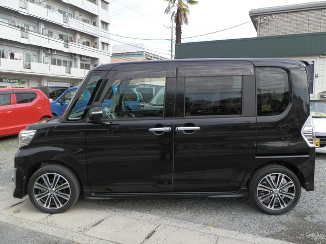 タント カスタムＲＳ　トップエディションＳＡＩＩ　ターボ　ナビフルセグＴＶ　Ｂｌｕｅｔｏｏｔｈ　バックカメラ　ＥＴＣ　両側パワースライドドア　禁煙車　ワンオーナー　スマートアシストＩＩ衝突衝突軽減システム　電動格納ミラー　純正アルミホイール　記録簿（5枚目）