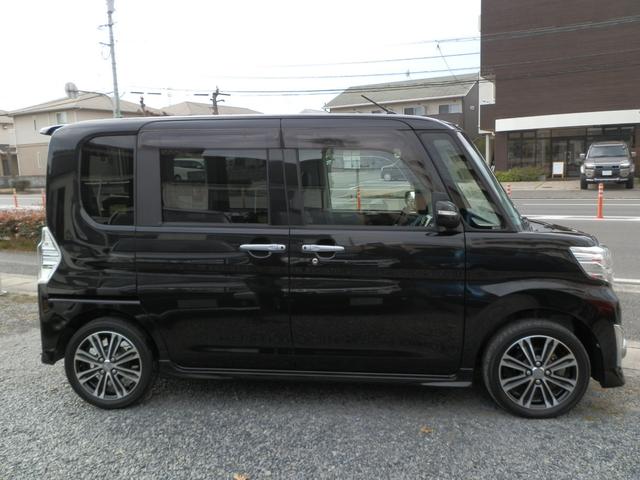 タント カスタムＲＳ　トップエディションＳＡＩＩ　ターボ　ナビフルセグＴＶ　Ｂｌｕｅｔｏｏｔｈ　バックカメラ　ＥＴＣ　両側パワースライドドア　禁煙車　ワンオーナー　スマートアシストＩＩ衝突衝突軽減システム　電動格納ミラー　純正アルミホイール　記録簿（6枚目）