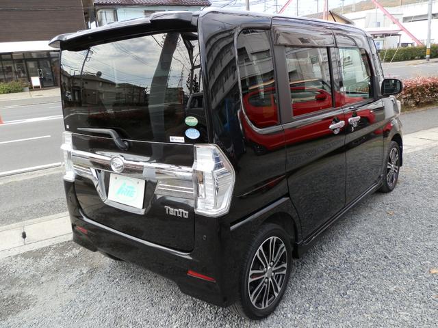タント カスタムＲＳ　トップエディションＳＡＩＩ　ターボ　ナビフルセグＴＶ　Ｂｌｕｅｔｏｏｔｈ　バックカメラ　ＥＴＣ　両側パワースライドドア　禁煙車　ワンオーナー　スマートアシストＩＩ衝突衝突軽減システム　電動格納ミラー　純正アルミホイール　記録簿（9枚目）