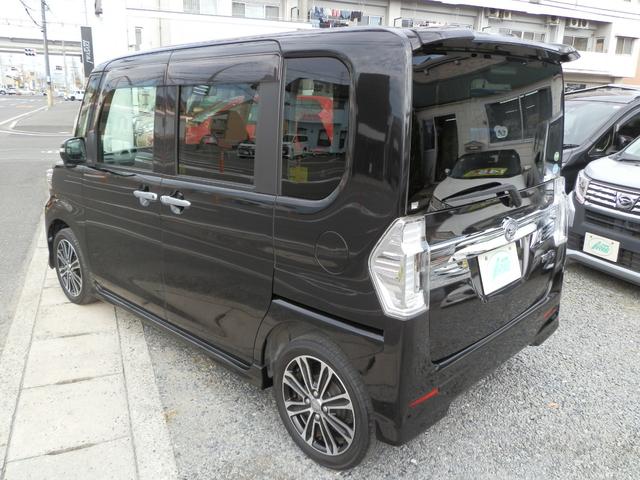 タント カスタムＲＳ　トップエディションＳＡＩＩ　ターボ　ナビフルセグＴＶ　Ｂｌｕｅｔｏｏｔｈ　バックカメラ　ＥＴＣ　両側パワースライドドア　禁煙車　ワンオーナー　スマートアシストＩＩ衝突衝突軽減システム　電動格納ミラー　純正アルミホイール　記録簿（10枚目）