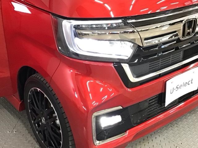 N-BOXカスタム Lターボ LED・フルセグ・メモリナビ・バックカメラ・純正AW・シートヒーター・ETC 地デジチューナー 衝突軽減ブレーキサポート LEDヘッドライ ターボエンジン PS カーテンエアバック エアバック USB(3枚目)