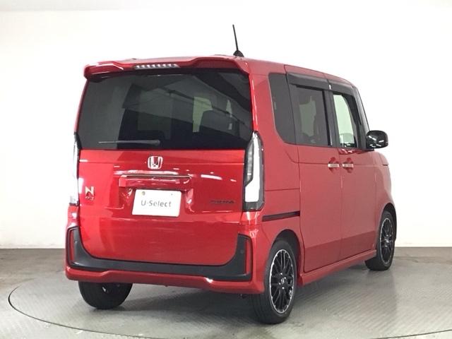 Ｎ－ＢＯＸカスタム ターボコーディネートスタイル　デモカーＵＰ・ＬＥＤ・ホンダＣＯＮＮＥＣＴ・メモリナビ・バックカメラ・ＥＴＣ　両側電動ドア　Ｒカメラ　クルコン　スマートキ－　パワーステアリング　ＶＳＡ　セキュリティ　エアコン　ＬＥＤライト　ＵＳＢ（2枚目）