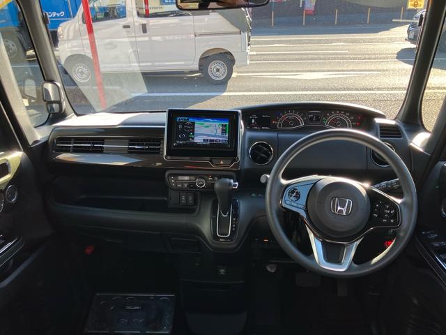 Ｎ－ＢＯＸカスタム Ｇ・Ｌホンダセンシング　ナビＴＶ　パワースライドドア　衝突被害軽減システム　アイドリングストップ　バックカメラ　Ｂｌｕｅｔｏｏｔｈ接続　クルーズコントロール　ベンチシート　盗難防止装置　アルミホイール　ＥＴＣ　横滑り防止装置（2枚目）