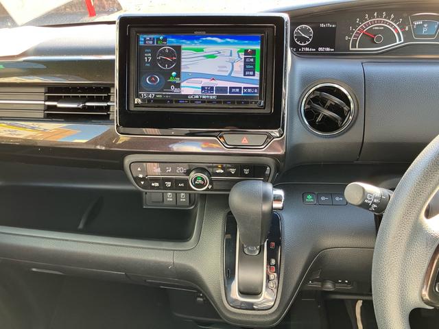 Ｎ－ＢＯＸカスタム Ｇ・Ｌホンダセンシング　ナビＴＶ　パワースライドドア　衝突被害軽減システム　アイドリングストップ　バックカメラ　Ｂｌｕｅｔｏｏｔｈ接続　クルーズコントロール　ベンチシート　盗難防止装置　アルミホイール　ＥＴＣ　横滑り防止装置（5枚目）