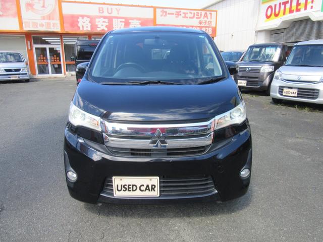 ｅＫカスタム Ｔ　スマートキー／プッシュスタート／バックカメラ／ＨＩＤ／純正１５インチアルミホイール／修復歴無（2枚目）