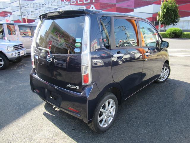 ムーヴ カスタム　Ｘ　社外メモリーナビ／ＴＶ／ＥＴＣ／スマートキー／プッシュスタート／ＨＩＤ／ウインカー付きドアミラー／純正アルミ／修復歴無（6枚目）