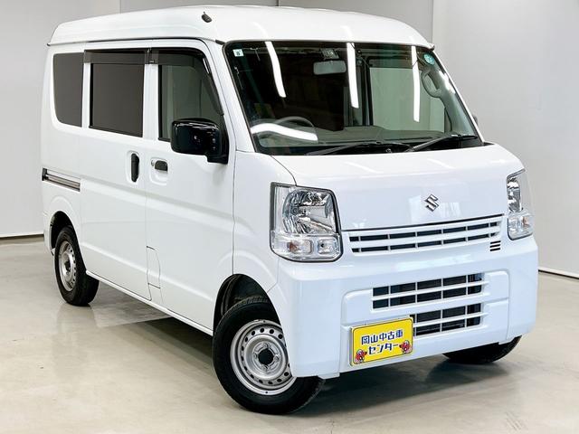 エブリイ PA ハイルーフ 4WD 両側スライドドア ドライブレコーダー ナビ フルセグ Bluetooth オートライト ETC 横滑り防止装置 衝突安全ボディ 5速MT 頸部衝撃緩和ヘッドレスト ワンオーナー(2枚目)