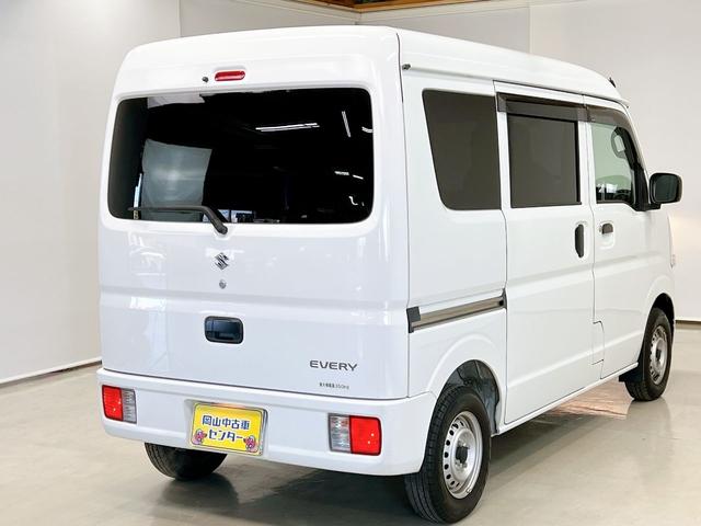 エブリイ PA ハイルーフ 4WD 両側スライドドア ドライブレコーダー ナビ フルセグ Bluetooth オートライト ETC 横滑り防止装置 衝突安全ボディ 5速MT 頸部衝撃緩和ヘッドレスト ワンオーナー(5枚目)