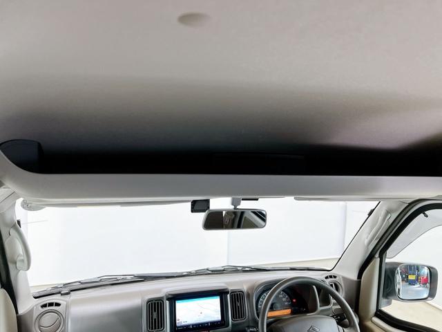 エブリイ PA ハイルーフ 4WD 両側スライドドア ドライブレコーダー ナビ フルセグ Bluetooth オートライト ETC 横滑り防止装置 衝突安全ボディ 5速MT 頸部衝撃緩和ヘッドレスト ワンオーナー(69枚目)