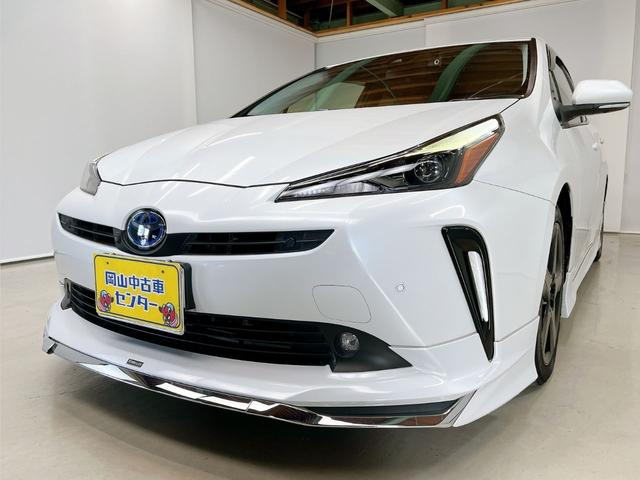 プリウス Ｓツーリングセレクション・ブラックエディション　女性ワンオーナー　モデリスタフルエアロ　純正９インチナビ　全周囲カメラ　前後ドライブレコーダー　本革シート　シートヒーター　ＬＥＤオートライト　トヨタセーフティ　レーダークルーズ　ヘルプネット　後期（18枚目）