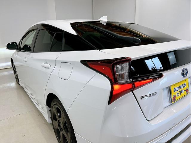 プリウス Ｓツーリングセレクション・ブラックエディション　女性ワンオーナー　モデリスタフルエアロ　純正９インチナビ　全周囲カメラ　前後ドライブレコーダー　本革シート　シートヒーター　ＬＥＤオートライト　トヨタセーフティ　レーダークルーズ　ヘルプネット　後期（36枚目）