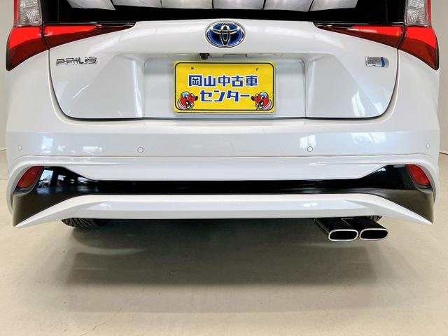 プリウス Ｓツーリングセレクション・ブラックエディション　女性ワンオーナー　モデリスタフルエアロ　純正９インチナビ　全周囲カメラ　前後ドライブレコーダー　本革シート　シートヒーター　ＬＥＤオートライト　トヨタセーフティ　レーダークルーズ　ヘルプネット　後期（40枚目）