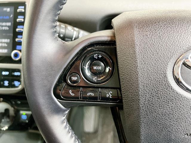 プリウス Ｓツーリングセレクション・ブラックエディション　女性ワンオーナー　モデリスタフルエアロ　純正９インチナビ　全周囲カメラ　前後ドライブレコーダー　本革シート　シートヒーター　ＬＥＤオートライト　トヨタセーフティ　レーダークルーズ　ヘルプネット　後期（48枚目）