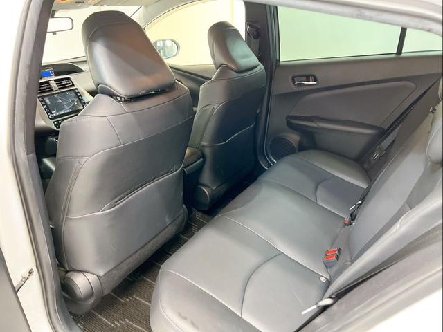 プリウス Ｓツーリングセレクション・ブラックエディション　女性ワンオーナー　モデリスタフルエアロ　純正９インチナビ　全周囲カメラ　前後ドライブレコーダー　本革シート　シートヒーター　ＬＥＤオートライト　トヨタセーフティ　レーダークルーズ　ヘルプネット　後期（67枚目）