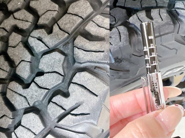 �^�C���̎c��a�͉摜�̒ʂ�ł��B�S�̓I�ɋψ�Ȗ��Տ�Ԃł��B�Ζ��Ղ�Ђъ���͌���ꂸ�A���݂����푖�s�Ɏg�p�ł���R���f�B�V�����ł��B���������̖ڈ��Ƃ��āA�����X���Ɏ��ۂ̏�Ԃ����m�F���������B