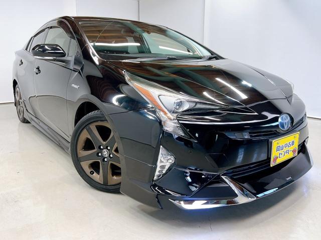 プリウス Ａツーリングセレクション　新品モデリスタフルエアロ　純正９インチナビ　ヘッドアップディスプレイ　ブラインドスポットモニター　パークアシスト　クリアランスソナー　トヨタセーフティ　レーダークルーズ　本革シート　シートヒーター（2枚目）