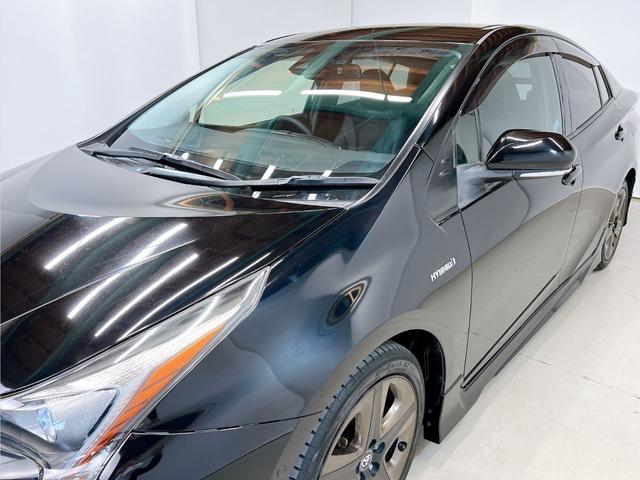 プリウス Ａツーリングセレクション　新品モデリスタフルエアロ　純正９インチナビ　ヘッドアップディスプレイ　ブラインドスポットモニター　パークアシスト　クリアランスソナー　トヨタセーフティ　レーダークルーズ　本革シート　シートヒーター（35枚目）