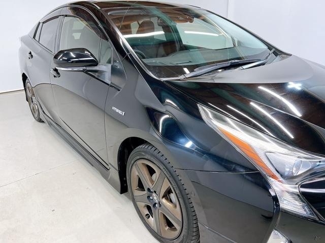 プリウス Ａツーリングセレクション　新品モデリスタフルエアロ　純正９インチナビ　ヘッドアップディスプレイ　ブラインドスポットモニター　パークアシスト　クリアランスソナー　トヨタセーフティ　レーダークルーズ　本革シート　シートヒーター（36枚目）