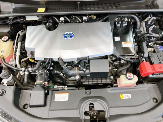 プリウス Ａツーリングセレクション　新品モデリスタフルエアロ　純正９インチナビ　ヘッドアップディスプレイ　ブラインドスポットモニター　パークアシスト　クリアランスソナー　トヨタセーフティ　レーダークルーズ　本革シート　シートヒーター（79枚目）