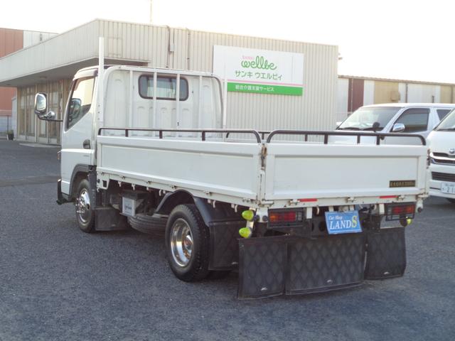 キャンター 　平ボディ　オートマチック　ディーゼルターボ　パワステ　パワーウィンドウ　左側電格ミラー　ラジオ　ＣＤ　ＤＶＤ　ＴＶ　ナビ　ＥＴＣ　キーレス　積載量１．５ｔ（6枚目）