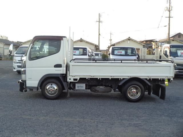 キャンター 　平ボディ　オートマチック　ディーゼルターボ　パワステ　パワーウィンドウ　左側電格ミラー　ラジオ　ＣＤ　ＤＶＤ　ＴＶ　ナビ　ＥＴＣ　キーレス　積載量１．５ｔ（7枚目）