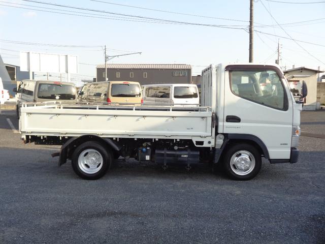 キャンター 平ボディ オートマチック ディーゼルターボ ラジオ パワステ パワーウィンドウ エアバック 左側電格ミラー キーレス 積載量1.5t 3人乗り ワンオーナー車(2枚目)