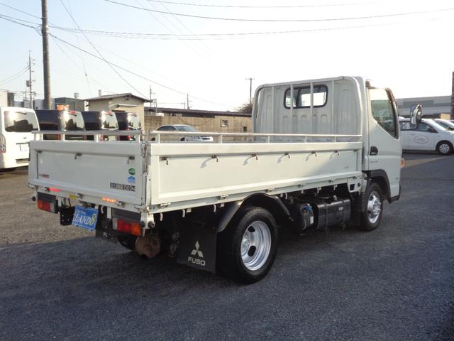 キャンター 平ボディ オートマチック ディーゼルターボ ラジオ パワステ パワーウィンドウ エアバック 左側電格ミラー キーレス 積載量1.5t 3人乗り ワンオーナー車(4枚目)