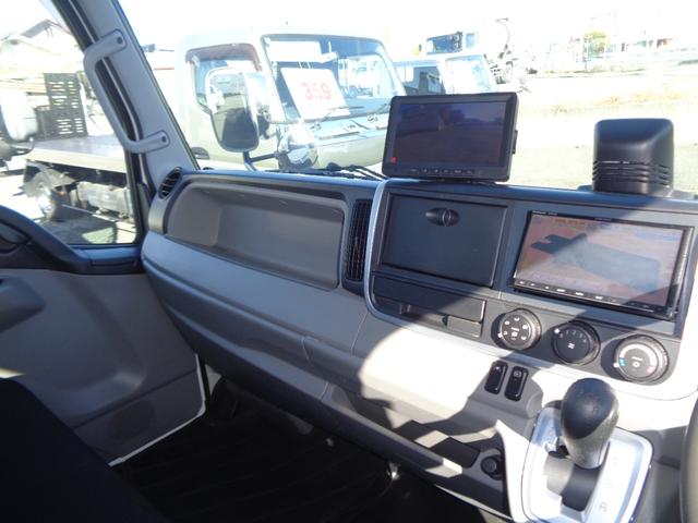 キャンター 　積載車　オートマチック　ディーゼルターボ　パワステ　パワーウィンドウ　エアバック　常時バックモニター　左側電格ミラー　ラジオ　テレビ　ナビ　Ｂｌｕｅｔｏｏｔｈ　キーレス　修復歴無し（28枚目）