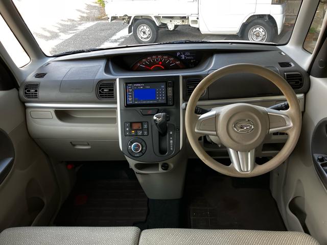 タント X SA 衝突被害軽減システム 左側電動スライドドア ETC ナビ フルセグTV Bluetooth CD DVD USB オートエアコン オートライト スマートキー 電動格納ミラー アイドリングストップ(4枚目)