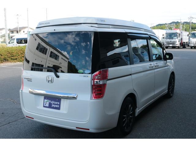 ステップワゴン ホワイトハウス FREEDECK シングルサブバッテリー 走行充電 300Wインバーター FFヒーター ポップアップルーフ メモリーナビ ETC オートライト(53枚目)