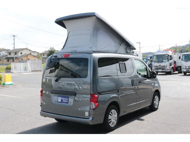 ＮＶ２００バネットバン キャンピングカー広島　ポップコン　ワンオーナー　ツインサブバッテリー　走行充電　３５０Ｗインバーター　コンバーター　ＦＦヒーター　ポップアップルーフ　ドライブレコーダー前後　ＥＴＣ　オーディオ（3枚目）