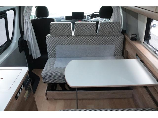 ハイエースバン ナッツＲＶ　リークＩＩ　ワンオーナー　ツインサブバッテリー　走行充電　コンバーター　外部電源　ルーフベント　冷蔵庫　ＦＦヒーター　メモリーカーナビ　ＥＴＣ　ドライブレコーダー（11枚目）