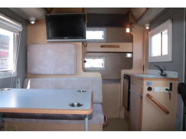 カムロード レクビィ　レッツ　ツインサブバッテリー　１５００Ｗインバーター　コンバーター　外部電源　冷蔵庫　２０インチテレビ　ＦＦヒーター　サイドオーニング　カーナビ　ＥＴＣ　記録簿８枚（5枚目）