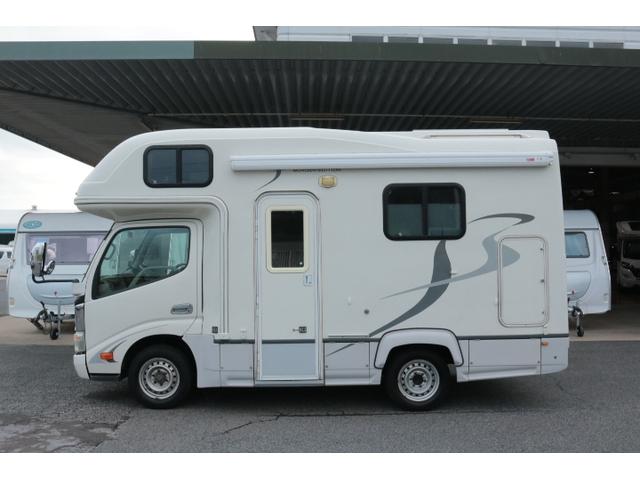 カムロード ナッツＲＶ　クレソンボーダーエディション　ツインサブバッテリー　走行充電　インバーター　コンバーター　外部電源　ルーフベント　ソーラーパネル１枚　冷蔵庫　ＦＦヒーター　サイドオーニング　コーナーセンサー　メモリーカーナビ　ＥＴＣ１．０（53枚目）