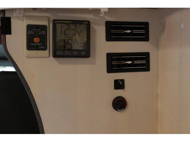 バネットトラック ナッツＲＶ　マッシュタイプＸ　ツインサブバッテリー　走行充電　コンバーター　インバーター　ルーフベント　ソーラーパネル　冷蔵庫　電子レンジ　ＦＦヒーター　ポータブルカーナビ　ＥＴＣ（26枚目）