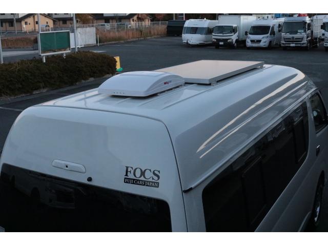 ハイエースバン ＦＯＣＳ　ＤＳコンパクト　ワンオーナー　ディーゼル　４ＷＤ　ツインサブバッテリー　ＦＦヒーター　走行充電　４５０Ｗインバーター　外部電源　冷蔵庫　ソーラーパネル１枚　電子レンジ（52枚目）