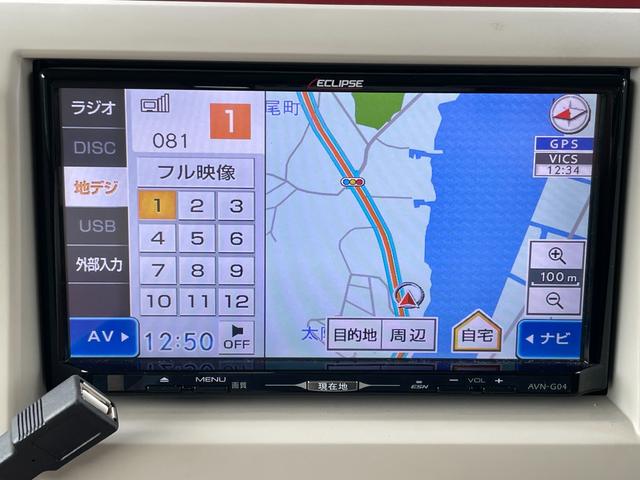 X ホワイトルーフ スマートキー エンジンプッシュスタート HIDヘッドライト オートライト オートエアコン 革巻ステアリング 専用シート イクリプスナビ USB バックカメラ ETC 純正アルミ(9枚目)