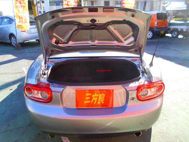 ロードスター RS RHT 6速MT 1オーナー 禁煙車 屋根付き車庫保管 ヘッドライト新品交換済 革シート シートヒーター 純正17インチアルミあります(8枚目)