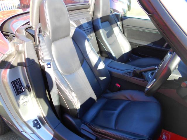ロードスター RS RHT 6速MT 1オーナー 禁煙車 屋根付き車庫保管 ヘッドライト新品交換済 革シート シートヒーター 純正17インチアルミあります(11枚目)