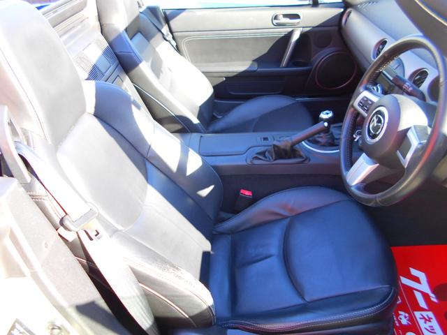 ロードスター RS RHT 6速MT 1オーナー 禁煙車 屋根付き車庫保管 ヘッドライト新品交換済 革シート シートヒーター 純正17インチアルミあります(12枚目)