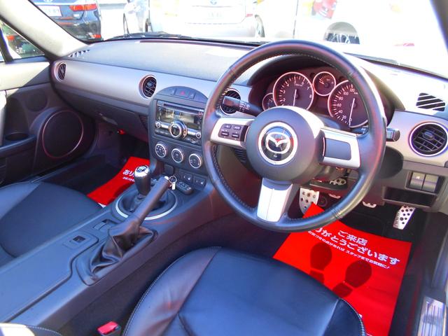 ロードスター RS RHT 6速MT 1オーナー 禁煙車 屋根付き車庫保管 ヘッドライト新品交換済 革シート シートヒーター 純正17インチアルミあります(22枚目)