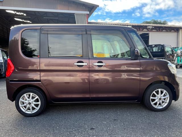 タント Ｘ　禁煙車　ベンチシート　Ｐスライドドア　オートライト　ＣＤ　ＥＴＣ　プッシュスタート　アイドリングストップ　オートエアコン　パワステ　ＡＢＳ　スマートキー　社外アルミ　盗難防止アラーム（10枚目）