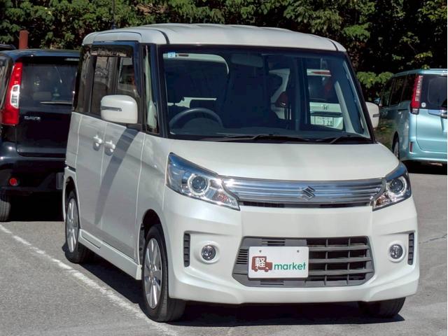 スペーシアカスタム XS 両側パワースライドドア アイドリングストップ オートエアコン ベンチシート ABS HIDヘッドライト プッシュスタート スマートキー 盗難警報装置 電動格納ミラー 純正アルミ ETC付き(10枚目)