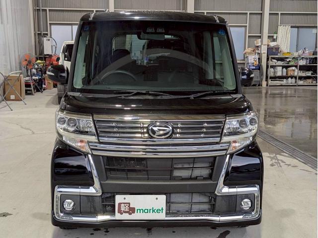 タント カスタムＸ　トップエディションＳＡＩＩＩ　純正ナビ　バックモニター　助手席側パワースライドドア　ハーフレザーシート　衝突被害軽減ブレーキ　車線逸脱警報装置　横滑り防止装置　パーキングセンサー　ＬＥＤヘッドライト　プッシュスタート（8枚目）