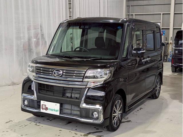タント カスタムＸ　トップエディションＳＡＩＩＩ　純正ナビ　バックモニター　助手席側パワースライドドア　ハーフレザーシート　衝突被害軽減ブレーキ　車線逸脱警報装置　横滑り防止装置　パーキングセンサー　ＬＥＤヘッドライト　プッシュスタート（13枚目）