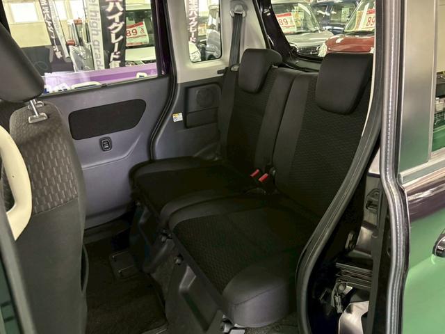 スペーシアカスタム TS ユーザー下取り車 インタークーラーターボ 社外ナビ 両側パワースライドドア アイドリングストップ オートエアコン ベンチシート ABS HID プッシュスタート スマートキー 盗難警報装置 ETC付き(19枚目)