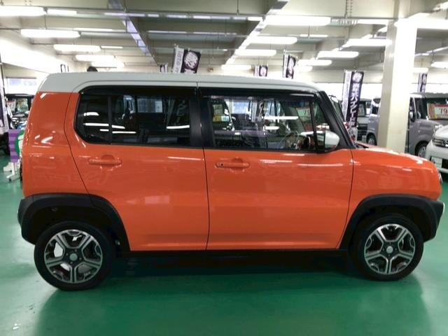 ハスラー Ｘターボ　スマホ連携ナビ　ワンセグ　ＢＴ　バックモニター　レーダーブレーキサポート　横滑り防止装置　アイドリングストップ　オートエアコン　Ｄ席シートヒーター　ＨＩＤ　プッシュスタート　スマートキー　盗難警報装置（10枚目）