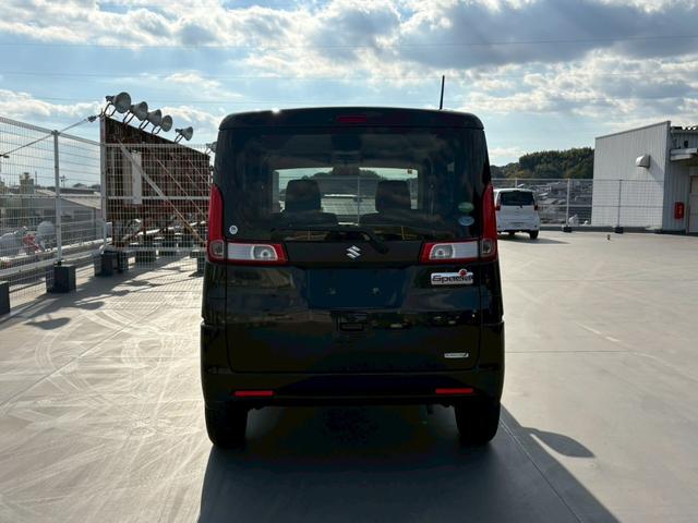 スペーシア X 助手席側パワースライドドア アイドリングストップ 社外CDオーディオ オートエアコン ベンチシート ABS プッシュスタート スマートキー 盗難警報装置 電動格納ミラー(9枚目)