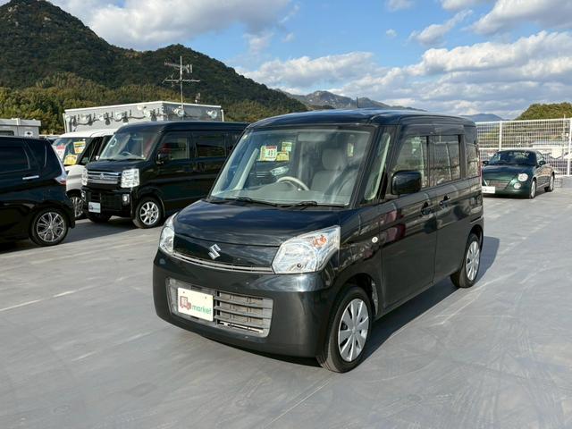 スペーシア X 助手席側パワースライドドア アイドリングストップ 社外CDオーディオ オートエアコン ベンチシート ABS プッシュスタート スマートキー 盗難警報装置 電動格納ミラー(13枚目)